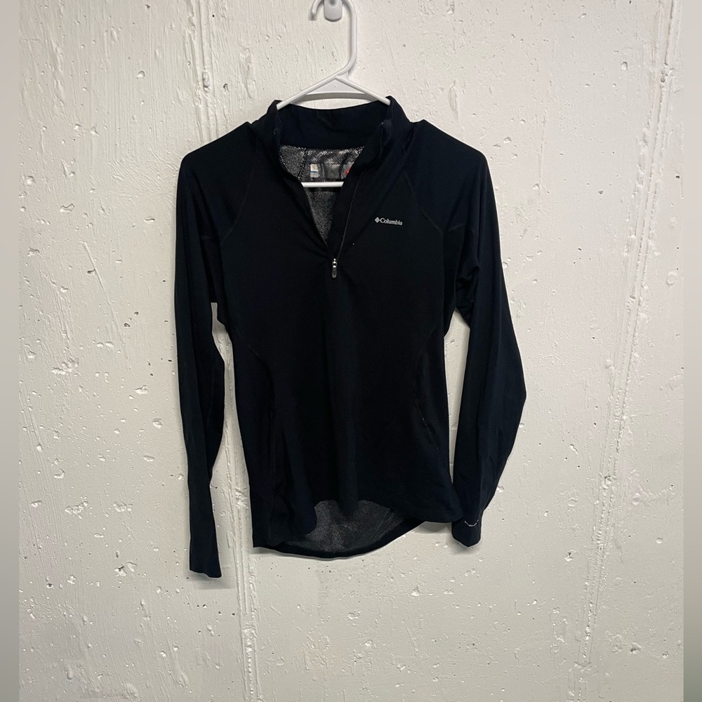 Columbia Black Half-Zip Pullover